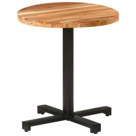 Bistro Table Round Ø27.6"x29.5" Solid Acacia Wood