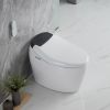 Bidet Toilet with Remote Control, Smart Bidet Toilet Seat with AUTO Open&Close and Remote Control, Smart Toilet with Kid Wash,Lady Care Wash,Nozzle Se