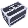 Portable travel makeup box cosmetics box with mirror can be folded to storage box