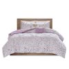 Abby/Lara/Nicole Metallic Printed and Pintucked Comforter