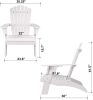 Polystyrene Adirondack Chair