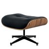 Germany warehouse inverntory lounge chair with Stool Ottoman GENUINE LEATHER Swivel Arm Chair