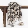 Artificial Cashmere Cream Sweet Girl Style Shawl Scarf